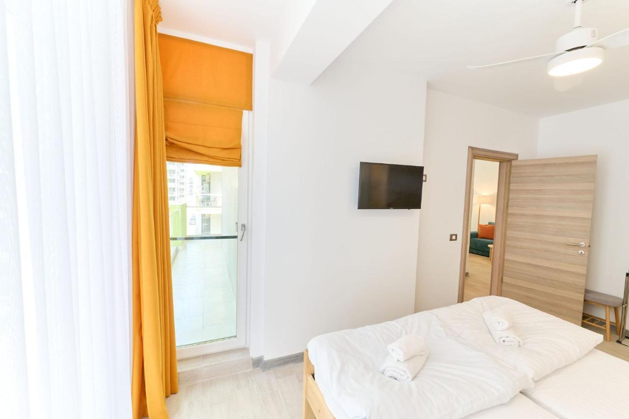 Blacksearama Apartment- Spa, Pools And Parking Mamaia Exterior foto